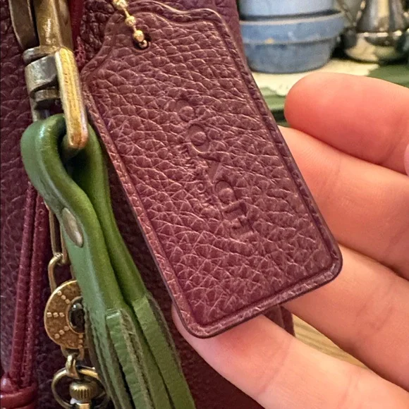 Coach Pebbled Large Hadley Bag - Picture 2 of 11